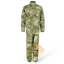 Camouflage armée convenir A-TACS II en 100 % coton avec fermeture à glissière fibre moléculaire